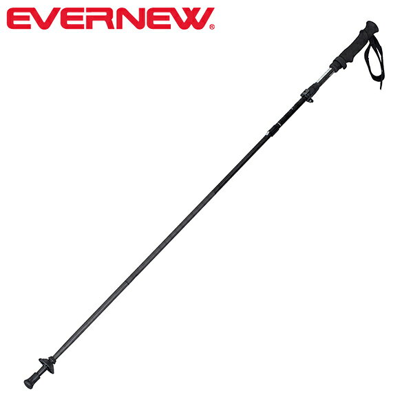 EBHL101 N-Stick Clamp Full Carbon 「N-Stick Clamp FullCarbon」は、軽量性と強度を兼ね備えたオールシーズン対応のトレッキングポールです。 全てのシャフトにカーボン素材を採用し、金属パーツを可能な限り減らすことで、低温下でのトラブルを軽減。 クランプタイプの固定方式を採用し、従来のラチェット式に比べて操作性が向上し、冬季の凍結による収納不良も解消しました。 長さは1070〜1200mmで調整可能、仕舞寸法はわずか35cmとコンパクトで、バックパックのサイドにも簡単に収まり、公共交通機関での移動にも便利です。 M Stickより太いシャフトを採用し、強度と耐久性をさらに向上。質量は180g（バスケット・プロテクター除く）で、軽量化を求めるULハイカーからBCスキー、スノーボードまで幅広いユーザーに対応します。 1年を通して安心して使える設計で、登山、縦走、トレイルランニング、ファストパッキングなど、あらゆるアクティビティをサポートします。 製品仕様 サイズ：1070〜1200mm（収納時　350mm） 質量：180g 素材：カーボン 生産国：韓国 ※ブラウザやお使いのモニター環境により、掲載画像と実際の商品の色味が若干異なる場合があります。掲載の価格・デザイン・仕様について、予告なく変更することがあります。あらかじめご了承ください。 EVERNEW/エバニューとは エバニュー・プロダクツの世界観 「EVERNEW」とは「いつも新しいなにかを追い求める」というブランドの姿勢を示したオリジナルの造語で、創業者の岩井新蔵によって命名。 1923（大正12）年、前身である「増新商店」が金属製運動用具製造販売卸として東京都台東区蔵前に創業し、1965（昭和40）年に現在の「エバニュー」と改称。 創業から現在にいたるまで、エバニューは日本の山に合った、日本人のための登山道具をつくり続けています。 エバニューでは「質実剛健であること」にこだわっております。 そこには、過酷なアウトドアにおいてユーザーのみなさまに安心してわたしたちの道具を使っていただきたい、という願いがこめられております。 それを支えるのは、長年にわたる伝統と技術、日本の自然を愛する眼差し、そして創業当時から変わらない「いつも新しいなにかを追い求める」情熱です。 ※メーカーやモデル等によりサイズ感は異なります。サイズは目安としてお考えください。 ※写真の色と実際の商品の色は多少異なる場合がございます。 ※商品画像はメーカー提供のサンプル画像です。 製品仕様・デザインは改良のため予告なく変更される場合がありますのでご了承ください。 正規品 未使用新品 当店のブランド商品は全て本物です。安心してショッピングをお楽しみください。