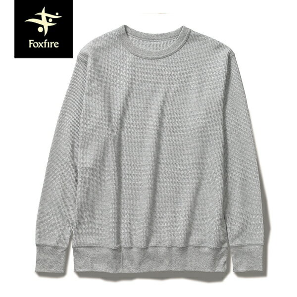 Jacket - フォックスファイヤー Foxfire メンズ カットソー 長袖 トップス Tシャツ TCワッフルクルー TC Waffle Crew グレー（020） FOX5115352020