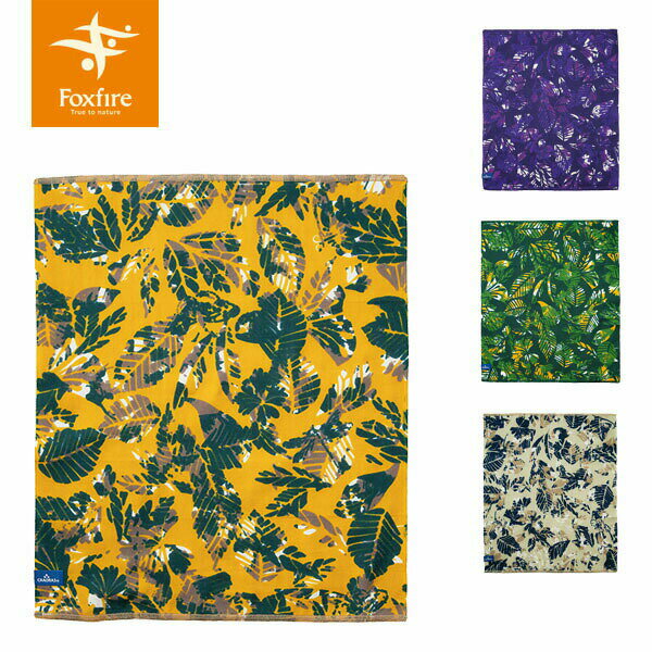 フォックスファイヤー Foxfire ハンカチ 手ぬぐい CHAORAS チャオラス ボタニカルハンカチ Botanical Handkerchief 吸水速乾 キャンプ アウトドア FOX5320362