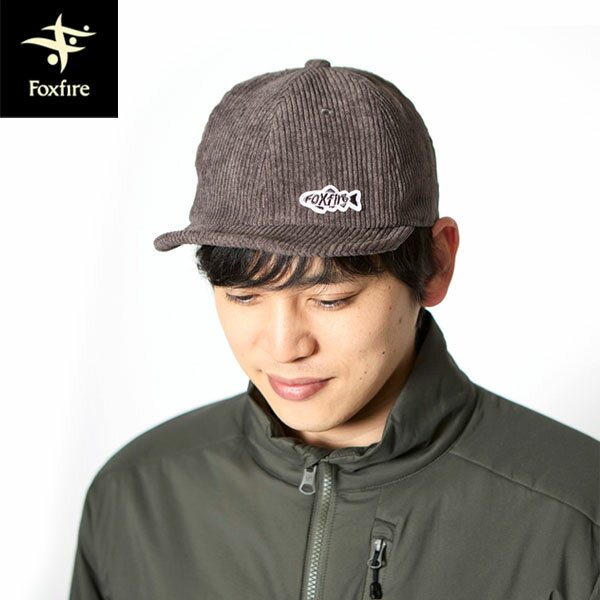 フォックスファイヤー Foxfire 帽子 キャップ ブロードコールキャップ グレー(020) コーデュロイ 軽量 畳める FOX5422538020