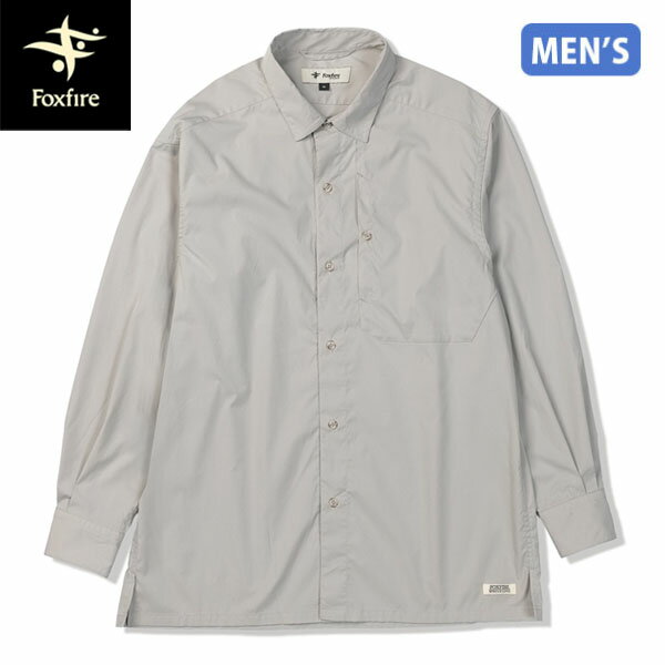 フォックスファイヤー Foxfire メンズ 長袖シャツ TSアロードライTWシャツ サンド(005) SPRUCE LINE 吸汗速乾 FOX6112570005