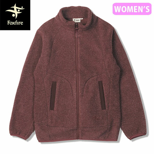 フォックスファイヤー Foxfire レディース フリース ジャケット サーマルセーブルフルZIP マルーン(075) 保温 静電気防止 FOX8113411075
