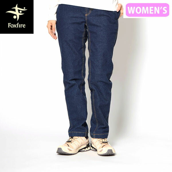 フォックスファイヤー Foxfire レディース 防寒パンツ 防風 ウインドストッパーサーモパンツ インディゴ(051) アウトドア FOX8114571051