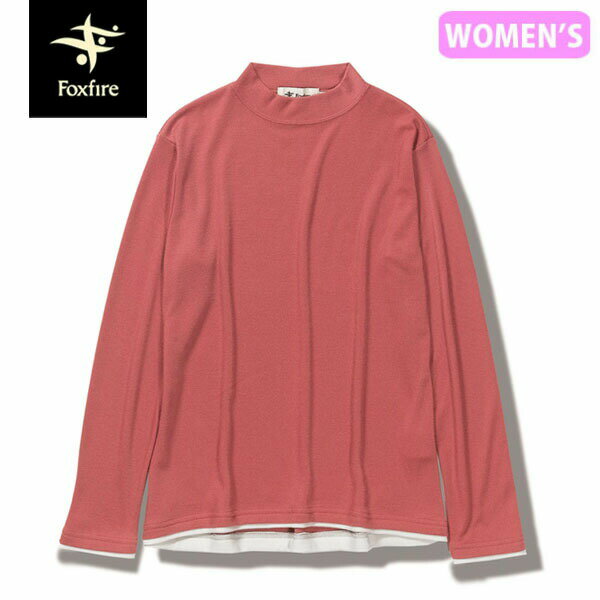 フォックスファイヤー Foxfire レディース 長袖 トップス TSサーマルスムースモック ラズベリー（049） 吸汗速乾 FOX8115386049