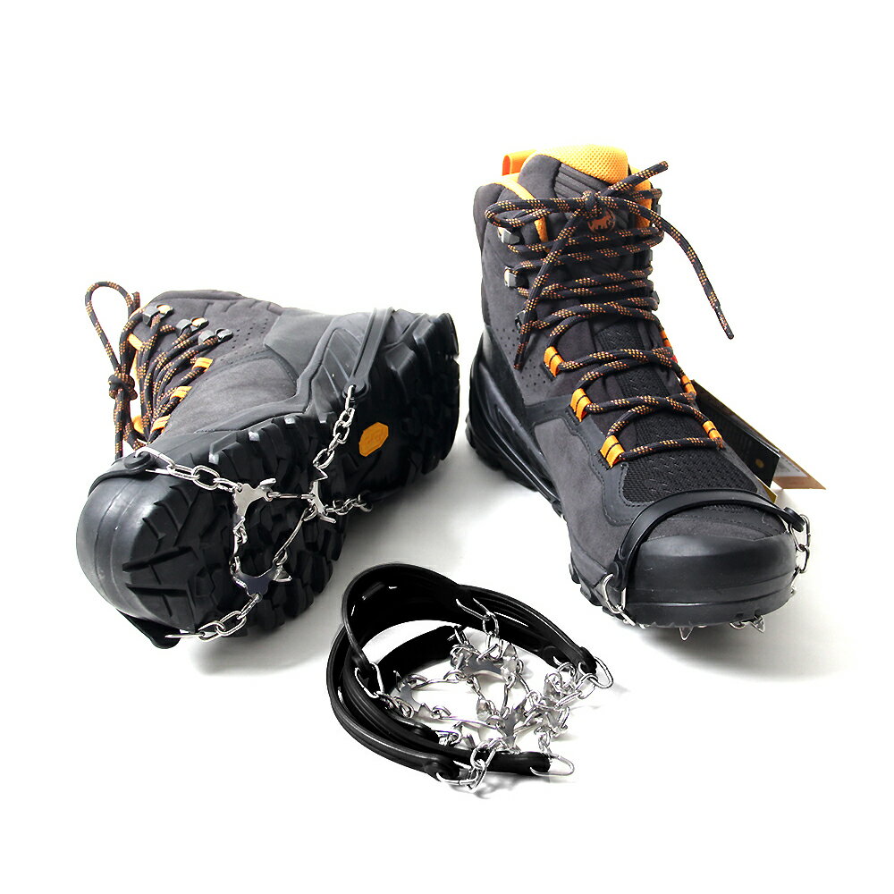 超軽量 チェーンアイゼン 携帯便利 コンパクト 滑り止め 雪道 登山 トレッキング ハイキング 残雪期 凍結路面 街中 通勤通学 アウトドア KAN002856