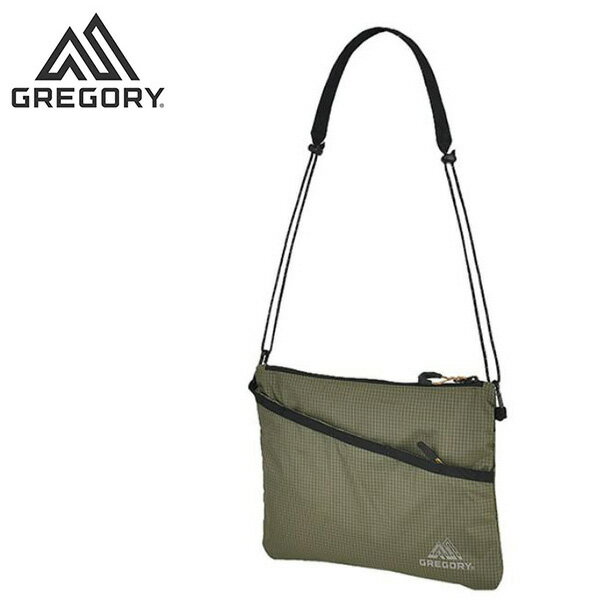 グレゴリー サコッシュAL カーキ ショルダーバッグ ユニセックス ライフスタイル エアロライト HQ4*94008 GREGORY GRE1382471475