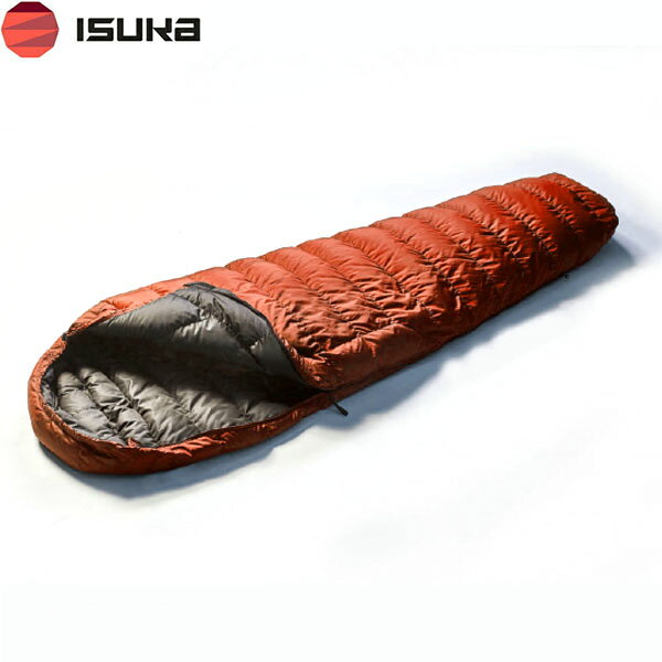 イスカ ISUKA 寝袋 シュラフ ダウンプラス タトパニ X ブリック 1468 マミー型 夏 春 秋 キャンプ 登山 テント泊 アウトドア ISU146829