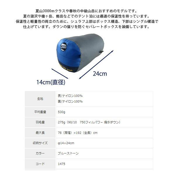イスカ ISUKA 寝袋 シュラフ エア ドライト 290 ショート ブルーストーン マミー型 夏 春 秋 キャンプ 登山 アウトドア 147513 ISU147513 geak-10102634 ギーク サンプル画像3