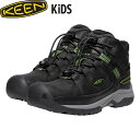 キーン シューズ キッズ ターギー ミッド ウォータープルーフ KEEN YOUTH TARGHEE MID WP BLACK×CAMPSITE KEE1027403