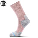フィッツ FITS 靴下 ソックス F1001 ミディアムハイカークルー ウッドローズ 中厚手 メリノウール アウトドア ハイキング トレッキング F1001510(4)