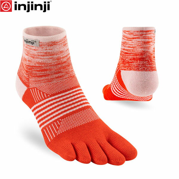 インジンジ injinji レディース ウイメンズ トレイル MW ミニクルー ハイビスカス 213131 五本指ソックス 靴下 アウトドア トレイルランニング ハイキング INJ213131HIB