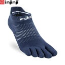 injinji インジンジ ウイメンズ ラン ライトウェイト ノーショウ ネイビー 五本指ソックス 靴下 アウトドア レディース ランニング 281111 IN...