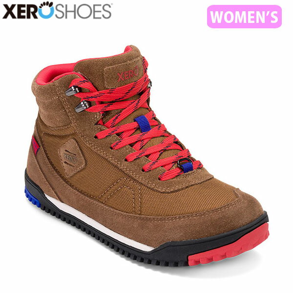 ゼロシューズ XEROSHOES ハイキングシューズ W's リッジウェイ キャメルブラウン RWHW レディース 防水 トレッキング XERRWHWCABR