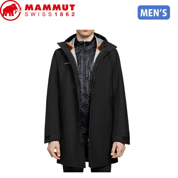 楽天ギークマムート メンズ ハードシェルコート 1010-29770 MAMMUT Gore-Tex Utility 3 in 1 HS Coat AF Men black-black MAM1010297700052