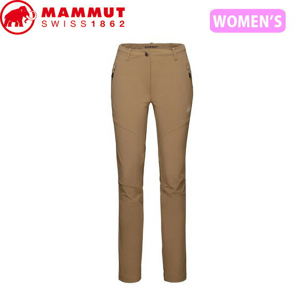 マムート レディース ロングパンツ 1021-00810 MAMMUT Trekkers 3.0 SO Pants AF Women dark sand MAM1021008107494