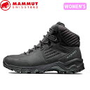 マムート MAMMUT レディース ハイキングシューズ ゴアテックス ビブラム Nova IV Mid GTX Women black 防水透湿 トレッキング ...