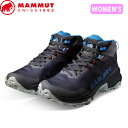 マムート MAMMUT レディース ハイキングシューズ ゴアテックス Sertig II Mid GTX Women dark titanium-light g...