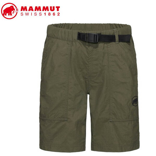 MAMMUT 1023-00910 Hiking Cargo Shorts AF Women dark marsh Apparel マムート レディース アウトドアショートパンツウ カーキグリーン MAM10230091040284