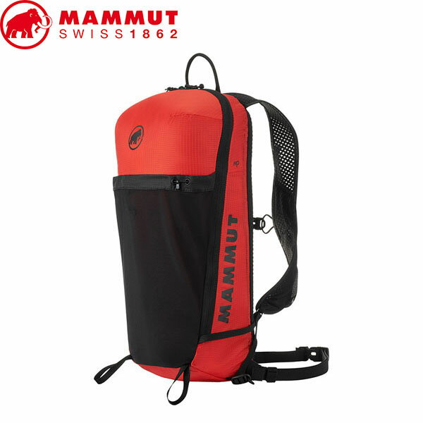 2530-00870Aenergy 12mammut redハイキングバックパックシリーズの中でも特に軽さとハイペースを追求した、スピードハイクにもデイリーにもぴったりのアイテム。通気性のよいエルゴノミックデザインのショルダーストラップとかさばらない背面パッドで究極の快適さを実現しました。ハイドレーションシステム対応のメインコンパートメントに加え、エナジーバーをはじめ必需品の収納に便利な大きなアウターメッシュポケット1つと2つのドロップイン式胸ポケットを装備。反射材が付いているので暗くても安心です。ほぼすべてにリサイクル素材を用い、環境にも配慮しています。■商品本体サイズ幅23cm×長さ17cm×高さ46cm、背面長M(46cm)■商品重量280g■商品容量12L■素材・材質100%ポリアミド■原産国ベトナム■仕様縫製パターン/Basic■特徴耐衝撃性耐破損性を備えたエルゴノミクスデザイン最適な荷重伝達を実現する一体型の金属フレーム取り外し可能なボトムコンパートメントハイドレーションシステム対応バックパック ザック リュックサック リュック デイパック アウトドア クライミング トレッキング ハイキング 山登り 登山 MAMMUTとは 1862年、カスパー・ターナー（Kaspar Tanner）が創立した、スイスのアウトドアメーカー。 マムートはもともと農業用のロープの製造からスタートした企業で、のちに麻製スタティッククライミングロープの製造を開始。 1950年代までには登山用化学繊維製ロープを開発し、1964年にはダイナミックシングルロープを製造。 1972年にはテントや寝袋なども製造し、1980年代半ばにスイスのテキスタイル専門メーカーSchoeller(ショーラー)と共にストレッチする素材を使った登山用パンツを開発し世界初のソフトシェルウェアを世に出した。 以降、現在までマムートは総合的なアウトドアブランドとして、さまざまな製品を提供している。 ※メーカーやモデル等によりサイズ感は異なります。サイズは目安としてお考えください。 ※写真の色と実際の商品の色は多少異なる場合がございます。 ※商品画像はメーカー提供のサンプル画像です。 製品仕様・デザインは改良のため予告なく変更される場合がありますのでご了承ください。 正規品 未使用新品 当店のブランド商品は全て本物です。安心してショッピングをお楽しみください。