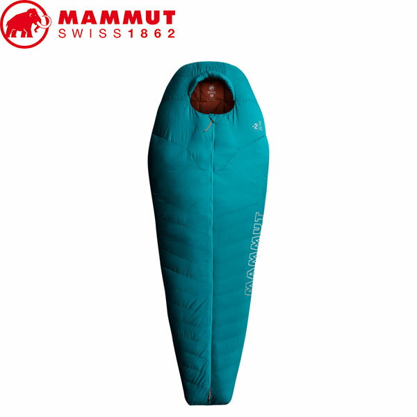 マムート MAMMUT レディース 寝袋 シュラフ W'S RELAX DOWN BAG -2C petrol アウトドア 登山 キャンプ MAM2410026905465
