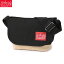 マンハッタンポーテージ Manhattan Portage ショルダーバッグ メッセンジャーバッグ Suede Fabric Casual MessengerBag JR MP1605JRSD12 Black MP1605JRSD12BLK