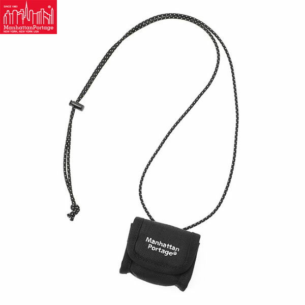 マンハッタンポーテージ Manhattan Portage エアポッツケース イヤホン Cobble Hill AirPods Pouch MP2018 Black MP2018BLK