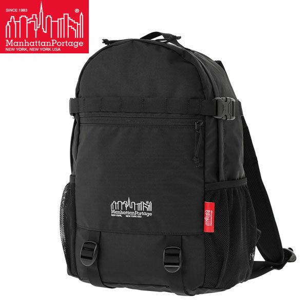 マンハッタンポーテージ リュック バックパック Manhattan Portage EDGE PACKER ACTION BAG JR Black 軽量 通学 旅行 トラベル MP2284JRCDRSPBLK
