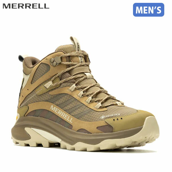 メレル MERRELL メンズ 登山靴 ハイキングシューズ トレッキングシューズ モアブ スピード 2 ミッド ゴアテックス コヨーテ 透湿防水 トレラン MERJ037505