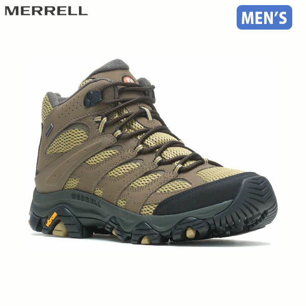 メレル MERRELL モアブ 3 シンセティック ミッド ゴアテックス カンガルー/コヨーテ メンズ ハイキングシューズ 透湿防水 J500255 MERJ500255