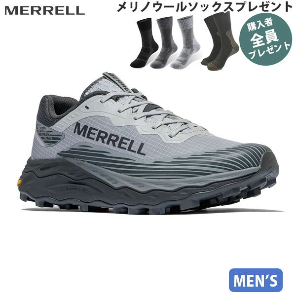 メレル MERRELL【ソックスプレゼント】 メンズ トレイルランニングシューズ アジリティーピーク 6 ゴアテックス RIDGEWAY リッジウェイ GORE-TEX 防水透湿 PRMERJ00003274