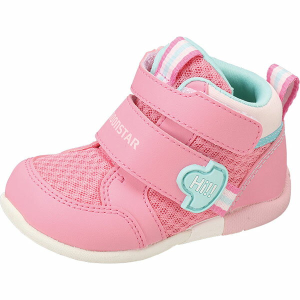ムーンスター MS B140 スタスタ ピンク 3E ベビーシューズ キッズ 12110054 MOONSTAR MOO12110054のサムネイル