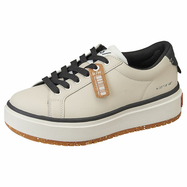 ムーンスター MOONSTAR ビーエム メンズ レディース スニーカー B/Mノマドウォーキー クリーム MOO42700077
