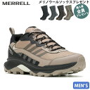 メレル MERRELL【ソックスプレゼント】 メンズ ハイキングシューズ SPEED STRIKE 2 WATERPROOF FUNGI 防水透湿 グリップ性 PRMERJ037847