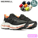 メレル MERRELL【ソックスプレゼント】 レディース ハイキングシューズ スピード アーク サージ ボア SPEED ARC SURGE BOA RAVEN 軽量 トレッキング PRMERJ038718