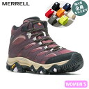 メレル MERRELL【ソックスプレゼント】 モアブ 3 シンセティック ミッド ゴアテックス バーガンディ/バールウッド レディース ハイキングシューズ 透湿防水 J500184 PRMERJ500184
