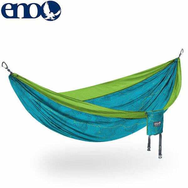 Giving Back Hammock -New-Giving Back Hammockがリニューアルしました！・bluesignR認証のファブリック素材を採用（無地のみ）・5%長くなったボディ・新しく改良されたカラビナとパーツ類・スタッフサック内側に新たなポケットを追加・新たなカラーバリエーションENOは非営利団体と提携し、トレイルの保護や責任あるアウトドアアクティビティ、そして先住民族のサポートや文化教育に至るまで、彼らの取り組みを財政支援しています。このGiving Back Hammockはハンモックが販売されるごとに、それぞれの組織に収益の一部が寄付されます。広々としたサイズは非常に快適で、2人で腰かけるのはもちろんですが、1人でのご使用にもオススメです。※キャンプ場やフィールドでご使用いただく場合、別途サスペンションが必要です。※Giving Back Hammockと組み合わせてご使用いただくには Atlas Suspension System が最適です。耐荷重：約180kg (2人まで)寸法：約2.9m × 1.92m (収納時：10.2cm × 14cm)重さ：約538g素材 ：FreeWaveR 70D Nylon Taffeta, Anodized 7075 Aluminum付属品および備考：専用カラビナ付（登はん用ではありません） enoとは 1990年夏、ピーターとポールのピンホルスター兄弟がフロリダで発足したブランド。兄弟は世界で一番快適なハンモックを作り、それを売ることに情熱を注ぎ、やがてビジネスへと成長。彼らは自分達と似たような波長の人たちに向けた快適なハンモックやアクセサリーを開発・供給してしています。 ※メーカーやモデル等によりサイズ感は異なります。サイズは目安としてお考えください。 ※写真の色と実際の商品の色は多少異なる場合がございます。 ※商品画像はメーカー提供のサンプル画像です。 製品仕様・デザインは改良のため予告なく変更される場合がありますのでご了承ください。 正規品 未使用新品 当店のブランド商品は全て本物です。安心してショッピングをお楽しみください。