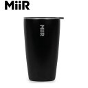 ミアー MiiR タンブラー 蓋 マグカップ コップ 保温 保冷 ダブルウォール Tumbler Black 12oz/354ml 402244 MII0811...