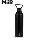 ミアー MiiR 水筒 マグボトル 保温 保冷 ダブルウォール Narrow Mouth Black 23oz/680ml 402286 MII08115340...