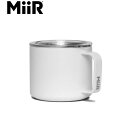 ミアー MiiR タンブラー 蓋 マグカップ コップ 保温 保冷 ダブルウォール Camp Cup White 8oz/236ml CCU1SV08001 MI...