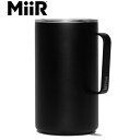 ミアー MiiR タンブラー 蓋 マグカップ コップ 保温 保冷 ダブルウォール Camp Cup Black 20oz/591ml CCU1SV20002 M...