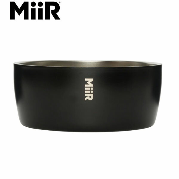 ミアー MiiR ペット フードボウル 犬 食器 エサ入れ 餌 ステンレス Dog Bowl Black 50oz/1,478ml DOG1SS06002 MII0840150801375 国内正規品