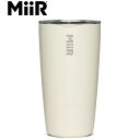 ミアー MiiR タンブラー 蓋 マグカップ コップ 保温 保冷 ダブルウォール Tumbler Sandstone White 16oz/473ml TUSL...
