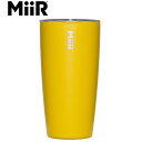 ミアー MiiR タンブラー 蓋 マグカップ コップ 保温 保冷 ダブルウォール Tumbler Harvest Gold 16oz/473ml TUSL1SV...