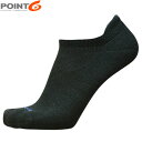POINT6 ポイント6 メンズ レディース 靴下 ソックス メリノウール Dash Extra Light No Show Tab BLACK エクストラライ...