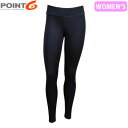 POINT6 ポイント6 レディース ベースレイヤー タイツ スパッツ Women's Base Layer Mid-Weight Bottoms Black ...
