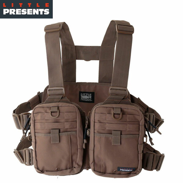ȥץ쥼 LITTLE PRESENTS եå󥰥٥ ȥåץ٥ ͥ ֥饦 V-23 Strap Vest Ne...