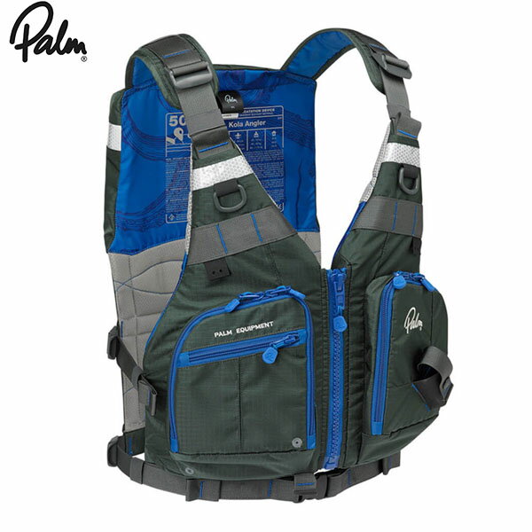 パーム Palm 固型式ライフジャケット PFD Kola Angler コラアングラー Gray L3-KA23 ISO承認品 カヌー カヤック 高階救命器具 PALL3KA23GRY