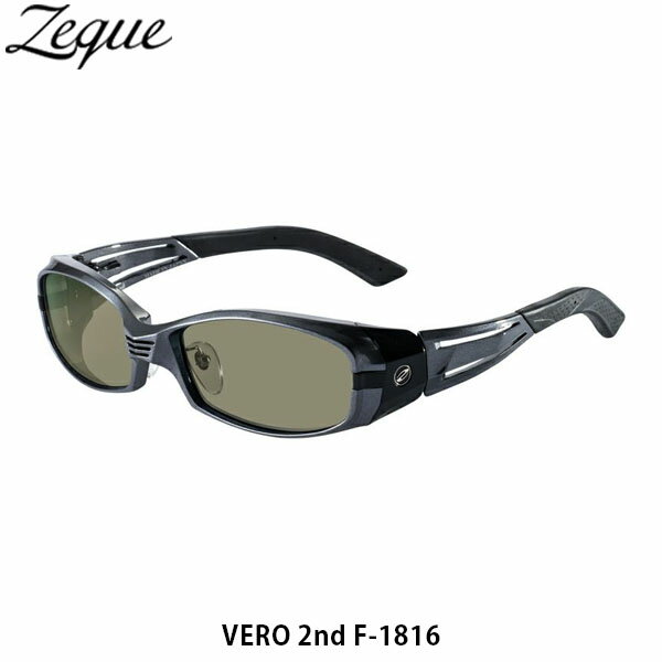 ZequeZEALOPTICSゼクージールオプティクス偏光サングラス偏光グラス釣りフィッシングVERO2ndヴェロ2ndF-1816ガンメタル/ブラックトゥルービュースポーツGLE4580274169918