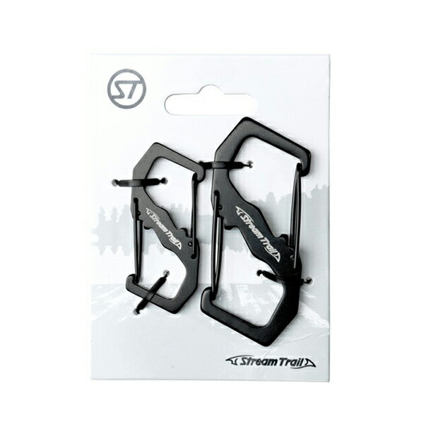 ストリームトレイル カラビナサンダー キーホルダー StreamTrail CarabinerThunder Black STR454287002..