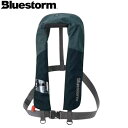 ブルーストーム BLUESTORM 膨脹式ライフジャケット Reティバノ オフショアブルー BSJ-2630RSE 小型船舶用救命胴衣 TypeA 高階救命器具...